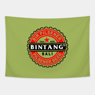 Bali Bintang Beer Souvenir Tapestry