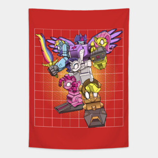 My Little Ponytron Tapestry