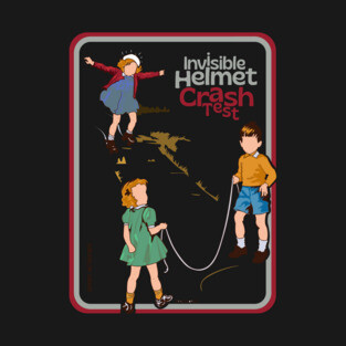 Invisible Helmet Crash Test T-Shirt