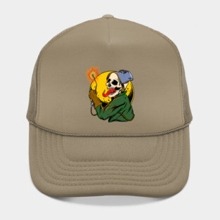 Welder Skull Fire Hat