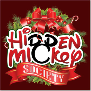 HMS Christmas Wreath Logo (RED Lineup) Posters and Art