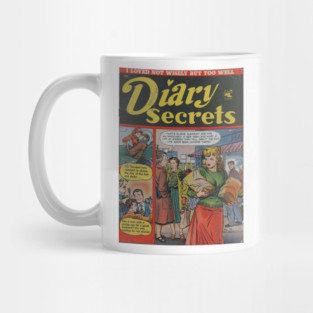 Vintage Romance Comic Book Cover Mug