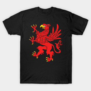 Griffon logo Red T-Shirt