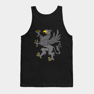 Griffon logo Grey Tank Top