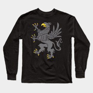 Griffon logo Grey Long Sleeve T-Shirt