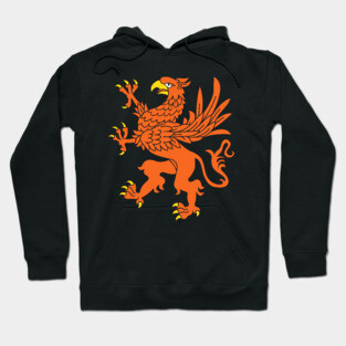 Griffon logo orange Hoodie