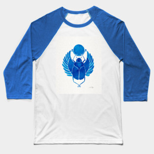 navy scarab Baseball T-Shirt
