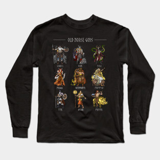 Old Norse Gods Long Sleeve T-Shirt