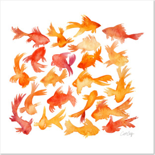 Goldfish Posters and Art