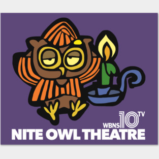 Nite Owl Theatre - Retro Horror Host Movie TV Series Posters and Art