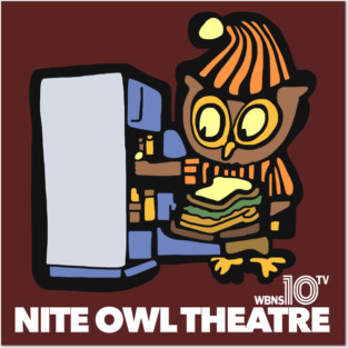 Nite Owl Theatre - Retro Movie Series Horror Host Show Posters and Art