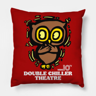 Double Chiller Theatre - Nite Owl Horror Host Movie Series Pillow