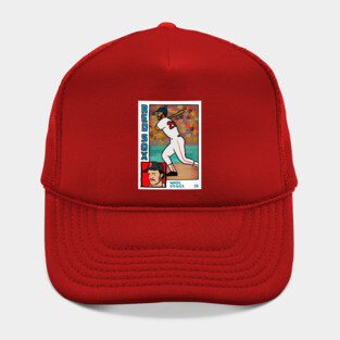 Wade Boggs - Homer at the Bat Inspired Red Sox Baseball Card Parody Tee Hat