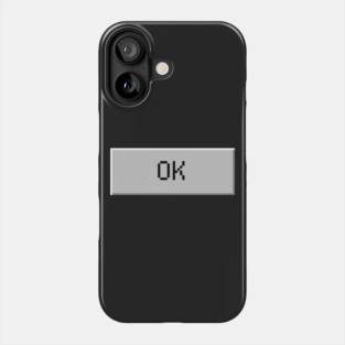OK – Vaporwave Aesthetic Button Phone Case