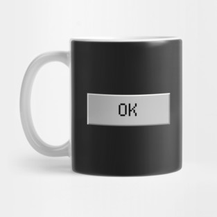 OK – Vaporwave Aesthetic Button Mug