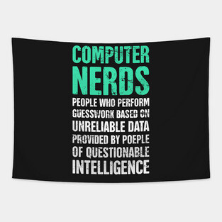 Computer Nerd Dictionary Definition Tapestry