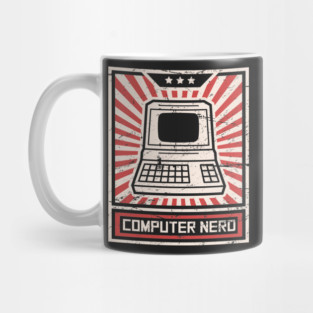 Propaganda Poster – Computer Nerd Mug