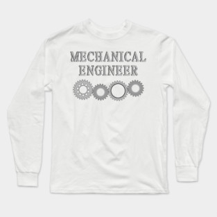 Mechanical Engineer Gears Long Sleeve T-Shirt