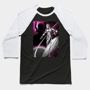 Silver Surfer and Galactus Baseball T-Shirt