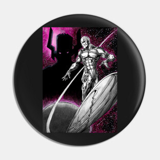 Silver Surfer and Galactus Pin