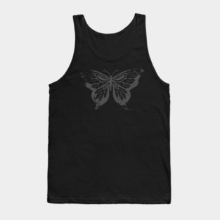 BUTTERFLY dark Gray, Logo Tank Top