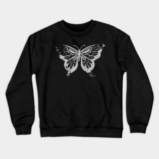 BUTTERFLY light Gray, Logo Crewneck Sweatshirt