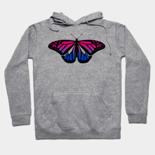 Bisexual Pride Butterfly Hoodie