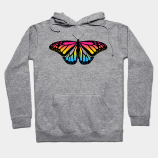 Pansexual Pride Butterfly Hoodie