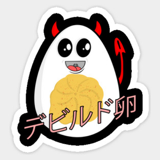 Cute Cartoon Deviled Egg Kawaii デビルド卵 Magnet