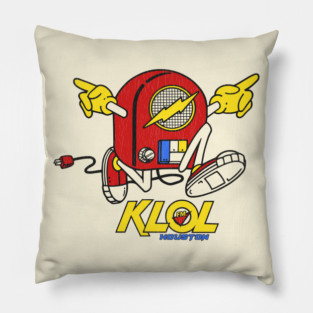KLOL 101.1 FM Defunct Retro Houston Radio Station Pillow