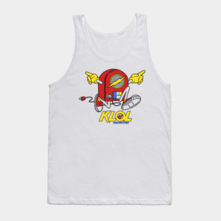 KLOL 101.1 FM Defunct Retro Houston Radio Station Tank Top