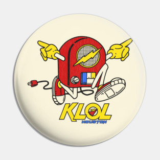 KLOL 101.1 FM Defunct Retro Houston Radio Station Pin