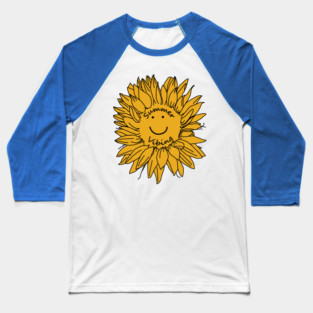Summer Vibing Yellow Sunflower Baseball T-Shirt