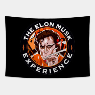 The Elon Musk Experience Rogan Podcast Funny Momement Tapestry