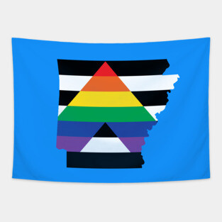 Arkansas Straight Ally Pride Tapestry