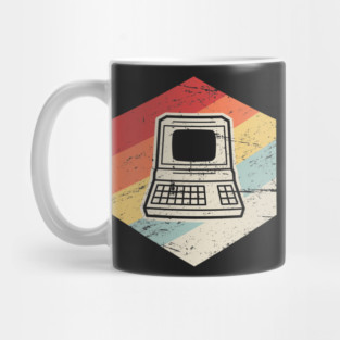 Retro Vintage Computer Icon Mug