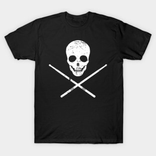 Skull And Drumsticks – Design for Drummers T-Shirt
