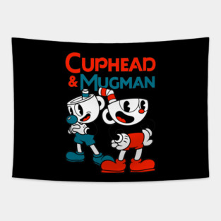 Cuphead & Mugman Tapestry