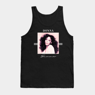 Donna Summer /// Retro colors Tank Top