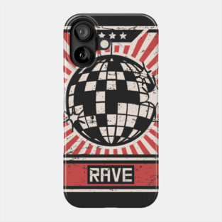 RAVE – Propaganda Disco Ball Phone Case