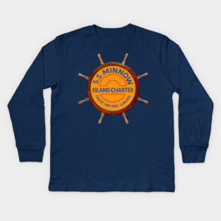 S.S. Minnow Island Charter - Gilligan's Island Kids Long Sleeve T-Shirt