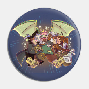 HexBloods Hexbuds Hugs Pin