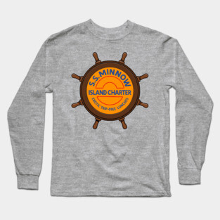 Gilligan's Island - S.S. Minnow Island Charter Wheel Long Sleeve T-Shirt