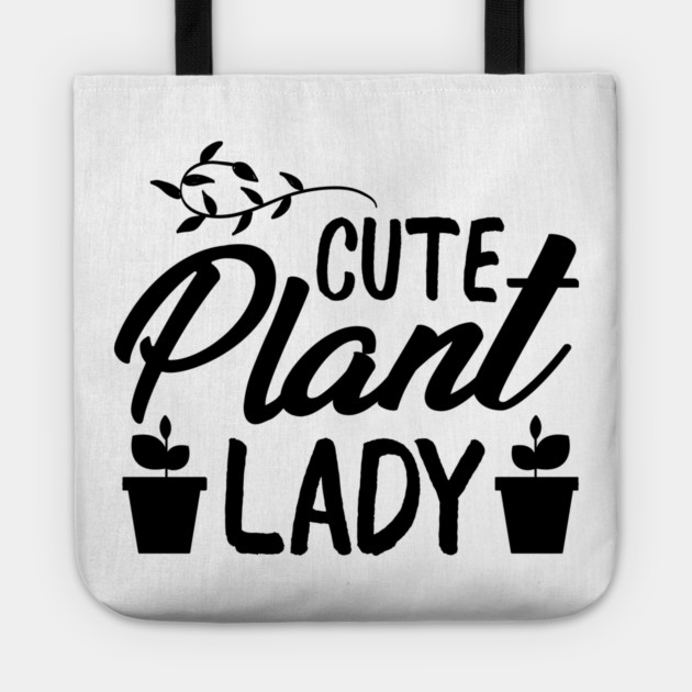Cute plant lady Tote by Tshirtiz