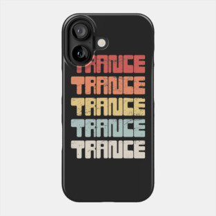 Retro Vintage TRANCE Music Phone Case