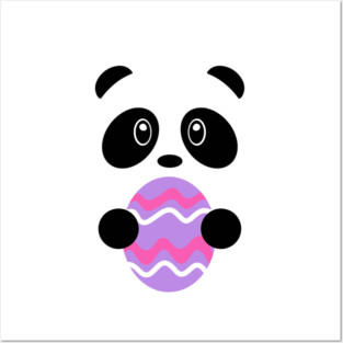 Easter Egg Panda Posters and Art