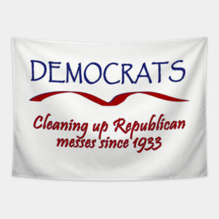 Funny Democrats Political Tee Tapestry