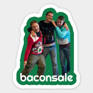 Ugly Christmas Baconsale Sticker