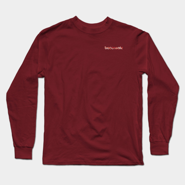 Baconsale - Small Logo Long Sleeve T-Shirt by Baconsale