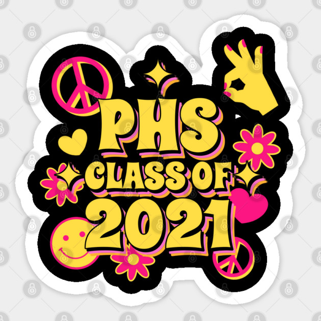 Parkville High School Peace and Love Class of 2021 Sticker by Joaddo